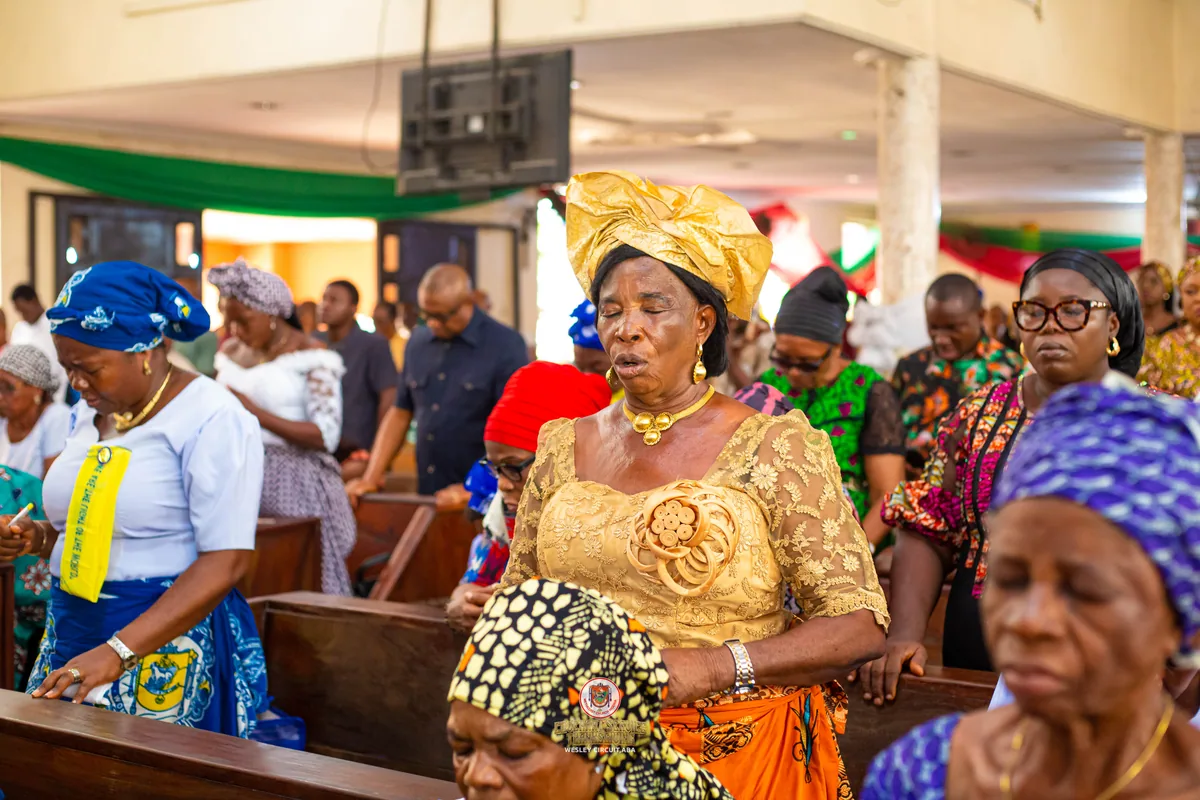 Our congregation in worship